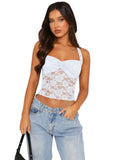 Halter Sexy Going Out Crop Tank Top