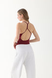 Open T-Back Cami Sleeveless Bodysuit