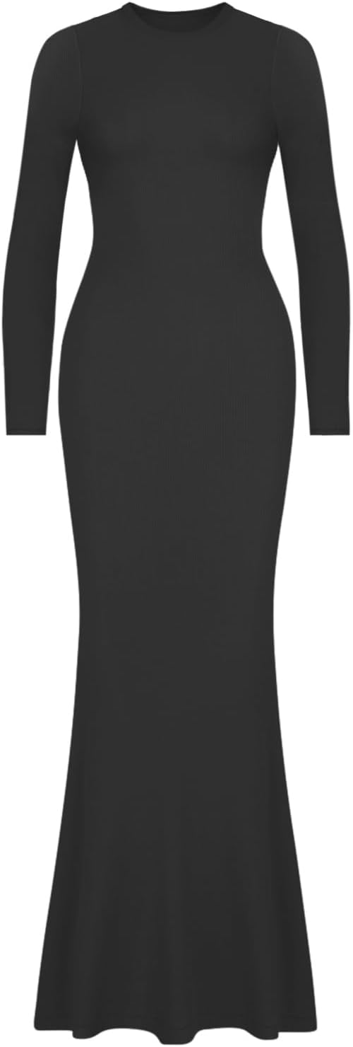 Minimalist Long Sleeve Mermaid Dress