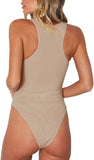 Dreamweaver Racerback Button Bodysuit