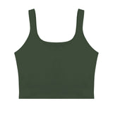 Square Neck Seamless Sleeveless Crop Tops