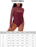 Mock Neck Long Sleeve Sheer Mesh Going Out Outfits - REORIA