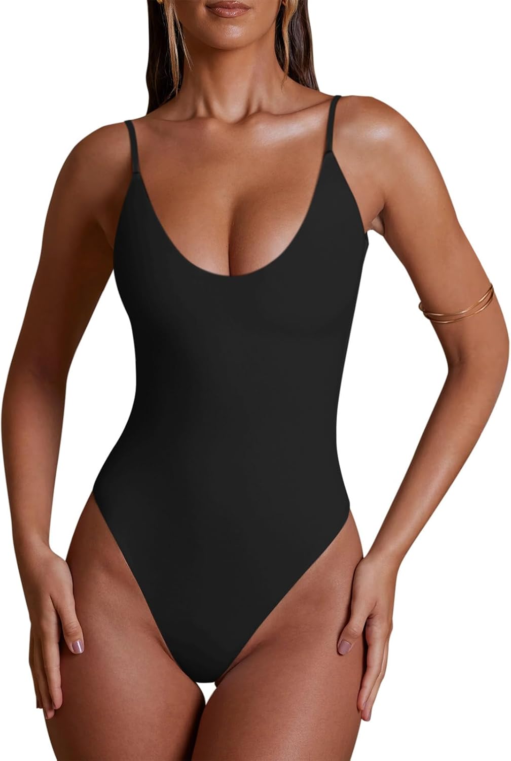 Sleek Desire Spaghetti Strap Bodysuit