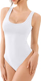 Scoop Neck Sleeveless Tank Top Bodysuits 2025 Sexy Thong Bodysuit