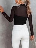 Veil of Night Turtleneck Top