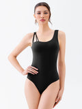 Asymmetrical Shoulder Strap Bodysuit