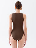 Asymmetrical Shoulder Strap Bodysuit