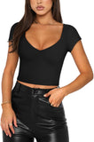 Mirage Siren V Neck Cropped Top