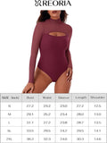 Mock Neck Long Sleeve Sheer Mesh Going Out Outfits - REORIA