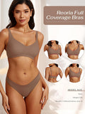 Lounge Comfortable Adjustable Everyday Bra Seamless Full-Coverage Padded Wirefree Bras