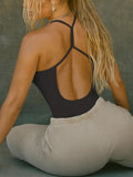 Open T-Back Cami Sleeveless Bodysuit