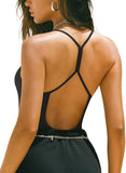 Open T-Back Cami Sleeveless Bodysuit