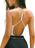 Open T-Back Cami Sleeveless Bodysuit