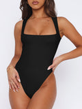 Fantasy Waves Square Neck Bodysuit