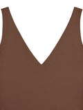 Plunge Deep V Neck Sleeveless V Backless Bodysuits Tops