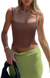 Sculpted Grace Spaghetti Strap Top