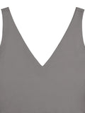 Plunge Deep V Neck Sleeveless V Backless Bodysuits Tops