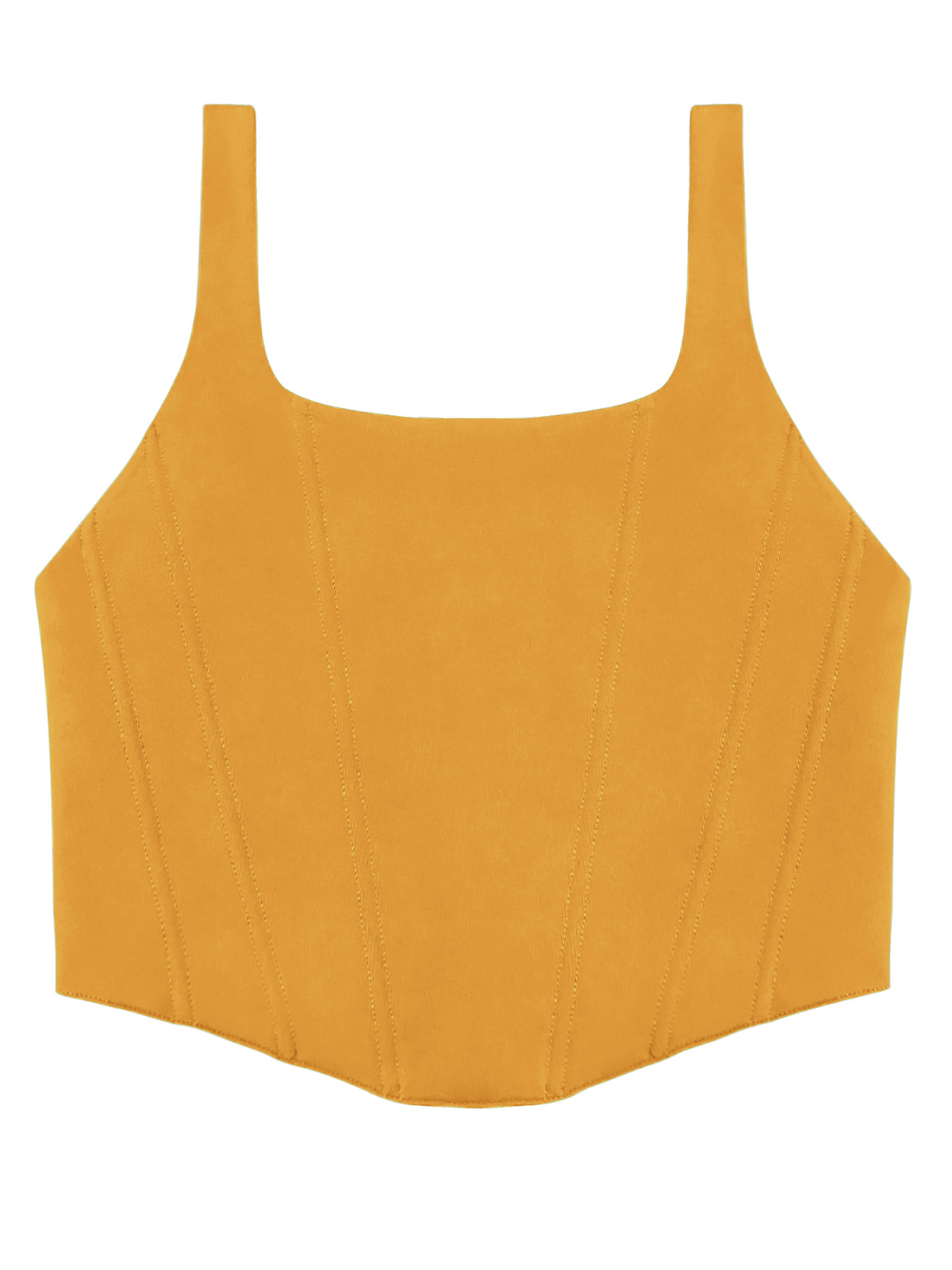 Sleeveless Bustier Crop Tank Tops