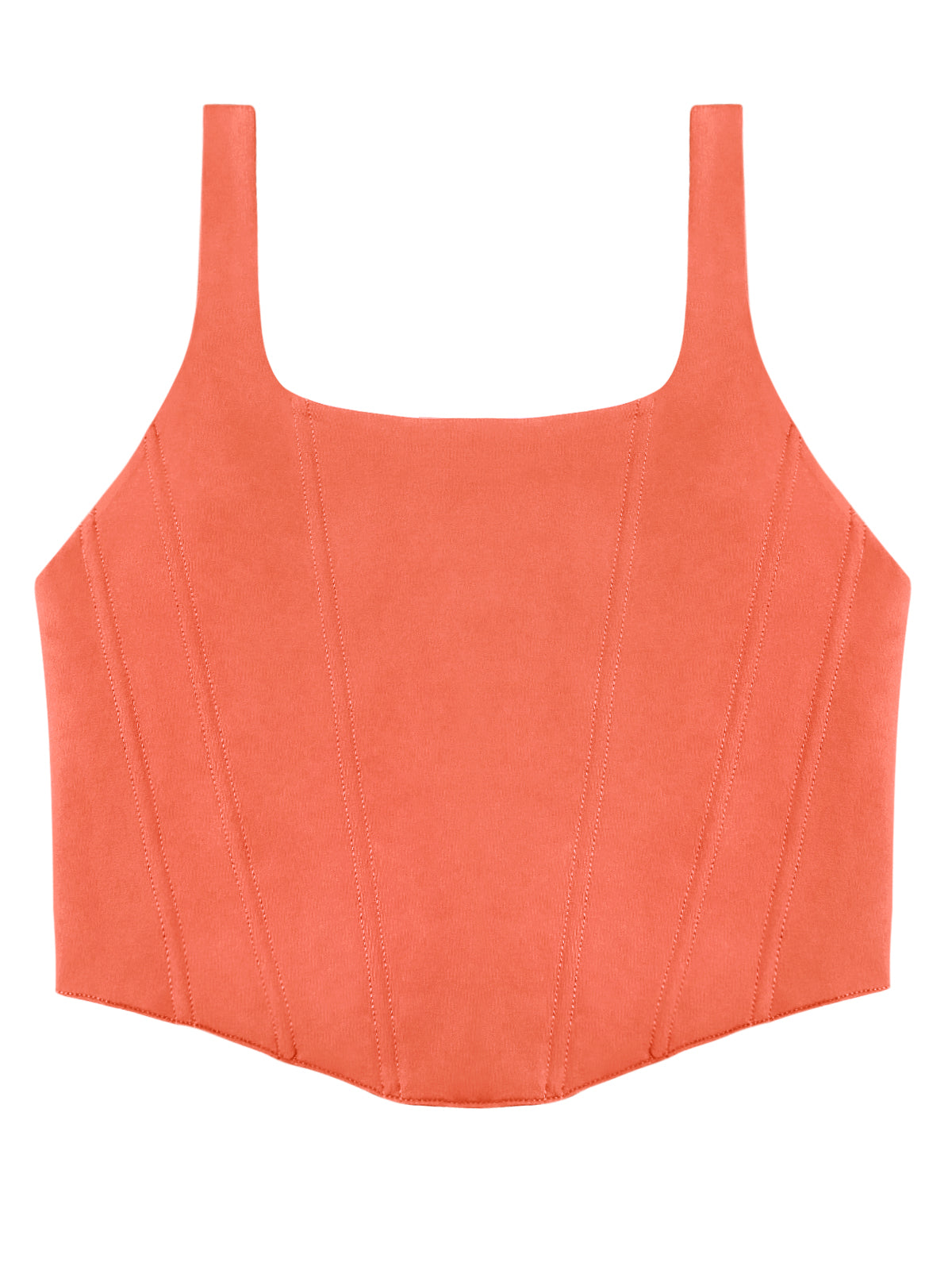 Sleeveless Bustier Crop Tank Tops