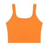 Square Neck Seamless Sleeveless Crop Tops