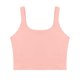 Square Neck Seamless Sleeveless Crop Tops