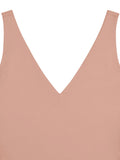 Plunge Deep V Neck Sleeveless V Backless Bodysuits Tops